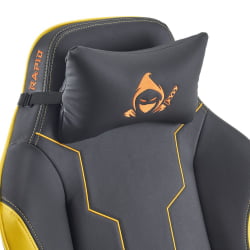 Кресло геймерское Еверпроф Рапид Экокожа Желтый / Everprof Rapid