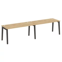 Рабочая станция ОНИКС ВООД ОВ.РС-2.4.7 Тиквуд Светлый/Темный / ONIX WOOD OW.RS-2.4.7