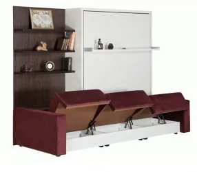 Мебель-трансформер Смарт 1 3-в-1 1400 левый Венге