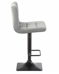 Стул барный ДОБРИН ДОМИНИC Серый велюр МДЖ9-75 / DOBRIN DOMINIC MJ9-75