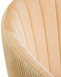 Стул обеденный ДОБРИН МАРЙ Песочный велюр 1922-3 / DOBRIN MARY