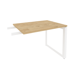 Брифинг-приставка на О-образном м/к ОНИКС О.МО-БР-9 Тиквуд Светлый/Белый / ONIX O.MO-BR-9