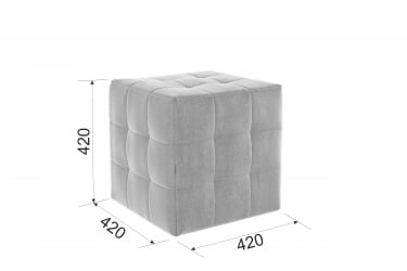 Пуф Рубик 2 ПМ-003.2 топаз (велюр) / PM-003.2