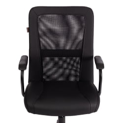 Кресло СТАФФ кож/зам/ткань, черный, 36-6/В-11 / STAFF 36-6/W-11