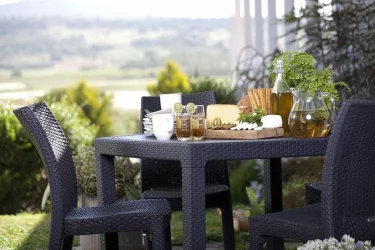 Стол для дачи Мелодй Куартет Капучино / Melody Quartet