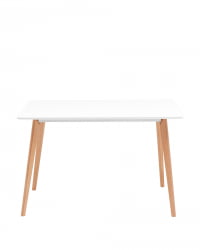 Стол обеденный ФРАНК НЕВ 120*80 Белый / FRANK NEW