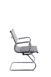Кресло для посетителей Опера CФ сетка Серый / Opera CF