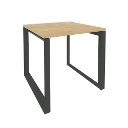 Стол рабочий на О-образном м/к ОНИКС О.МО-СП-0.8 Тиквуд Светлый/Антрацит / ONIX O.MO-SP-0.8