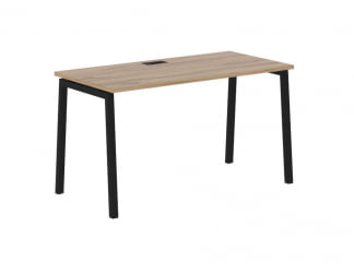 Стол письменный ЕДИС ЕЛСТ 1367 Дуб Денвер светлый Черный / EDIS ELST