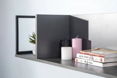 Полка в гостиную CИТЙ 400955831х Графит / CITY 400955831h