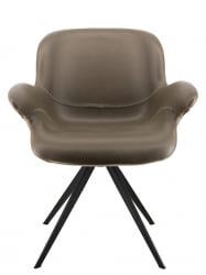 Стул Еверпроф Аурора Экокожа Серый / Everprof Aurora