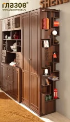 Стеллаж Твист Орех Шоколадный / Twist