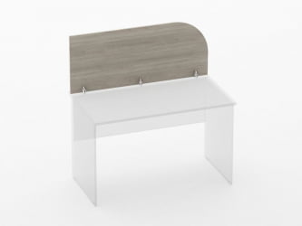 Офисная перегородка Твин 15.13.12 Дуб Сантана светлый / Twin