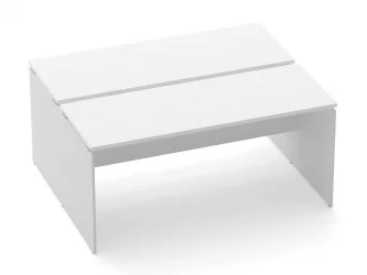 Рабочий модуль Дека ЛДСП каркас 75.125.16 Белый / Deka