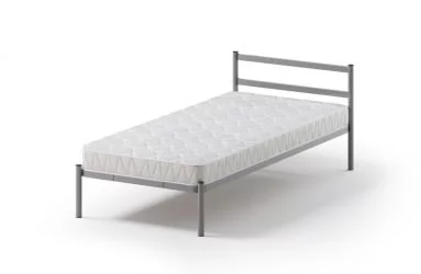 Односпальная кровать Метта 800кс2000 Серая / 800x2000