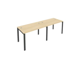 Рабочая станция на 2 раб.места Метал Сйстем Б.СМ-2.2 Акация/Антрацит / Metal System