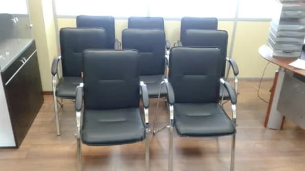 Кресло посетителя CХАИРМАН 850 Терра 118 черный / CHAIRMAN Terra