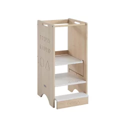 Детский стул из дерева Микуна Тротта МОНТ-1872 Ватервоод/Вхите / Micuna Trotta MONT-1872 Waterwood/White