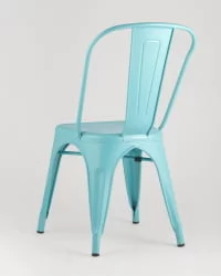 Стул ТОЛИКС с высокой спинкой Голубой матовый / TOLIX