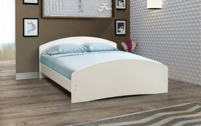 Кровать на уголках №2 1800*2000 Ясень Шимо темный