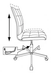 Кресло для оператора Бюрократ CХ-330М/ВЕЛВ73 / CH-330M/VELV73