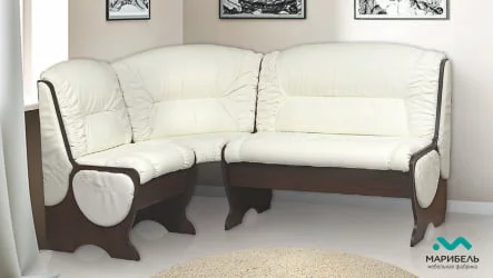 Уголок для маленькой кухни Венге/Кожа Терра 100 / Terra