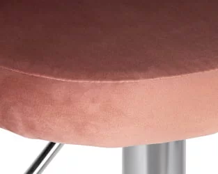 Стул барный ДОБРИН МИЛАНА Пудрово-розовый велюр МДЖ9-32 / DOBRIN MILANA MJ9-32