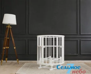 Люлька для новорожденных Меррй Хаппй 01 Белая / Merry Happy