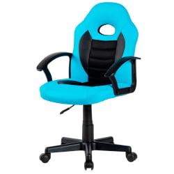 Детское кресло CХАИРМАН КИДС 111 Черный-голубой / CHAIRMAN KIDS