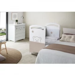 Детский комод Микуна Бубу Б-970 Вхите Беиге Старс / Micuna Bubu B-970 White Beige Stars