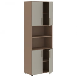 Шкаф с 2 комплектами глухих малых дверей ВЕЛИОН ВХCС 80.4 Аметист Кобра / VELION VHCS