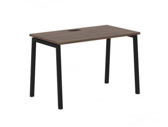 Стол письменный ЕДИС ЕЛСТ 1167 Дуб Денвер темный Черный / EDIS ELST