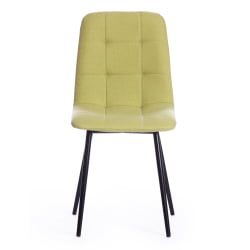 Стул CХИЛЛЙ МАКС ткань/металл, 45 х 54 х 90 см , фисташковый 64/черный / CHILLY MAX