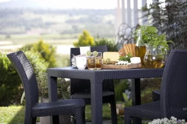 Стол Мелодй Куартет Виски коричневый / Melody Quartet