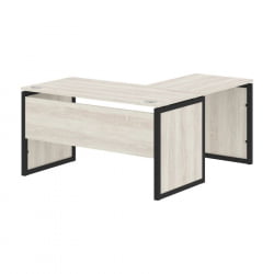 Стол письменный угловой левый КСТЕН-КП КСКПCТ 1415 Л Сосна Эдмонт Антрацит / XTEN-QP XQPCT L