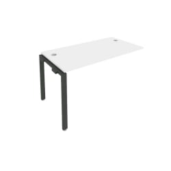 Проходной наборный элемент рабочей станции Метал Сйстем Б.ПРС-СП-1.3 Белый/Антрацит / Metal System