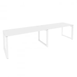 Рабочая станция на О-образном м/к ОНИКС О.МО-РС-2.4.7 Белый Бриллиант / ONIX O.MO-RS-2.4.7