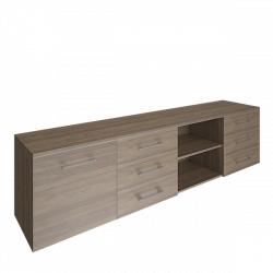 Тумба модульная четырехсекционная ЙАЛТА ЛТ-ТС 4.1Р Вяз Благородный / YALTA LT-TS 4.1R