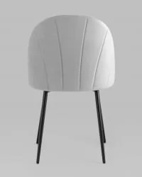 Стул для кухни Логан НЕВ велюр Светло-серый / NEW