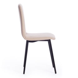 Стул АРC ткань/металл, 46 х 52 х 88 см, бежевый 08/черный / ARC
