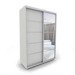 Большой шкаф Акцент-Квадро КВ 1400х600 Выбеленное дерево