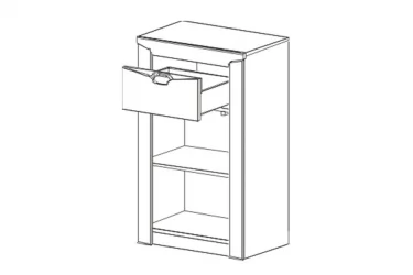 Тумба для обуви Соренто 25 Дуб Стирлинг