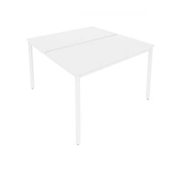 Рабочая станция на металлокаркасе СЛИМ СЙСТЕМ С.СП-4.2 Белый-Белый / SLIM SYSTEM