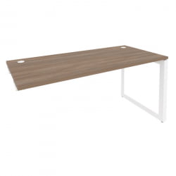 Стол-приставка на О-образном м/к к опорным элементам ОНИКС О.МО-СПР-4.7 Дуб Аризона/Белый / ONIX O.MO-SPR-4.7