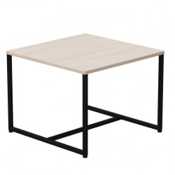 Стол журнальный Еверпроф ЕВО 254С024 Дуб Соната Черный / Everprof EVO 254S024