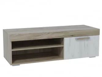 Тумба под телевизор Дуб крафт серый/Дуб крафт белый