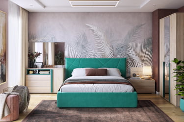 Пуф Рони 2 ПМ-001.2 нежно-розовый (велюр) / PM-001.2