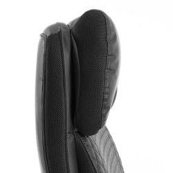 Кресло руководителя Чиеф металБЛ кож/зам/ткань, черный/черный стеганный/черный, 36-6/36-6/ТВ-11 / Chief metalBL 36-6/36-6/TW-11