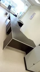 Рабочая станция левая СВФ27415201 Темный дуб / SWF27415201