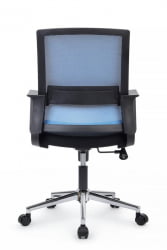 Кресло Минт РCХ М1029МБЕ Синий/Черный / Mint RCH M1029MBE